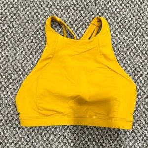 Yellow Lululemon Bra